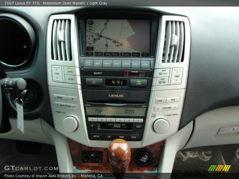 Millennium Silver Metallic / Light Gray 2007 Lexus RX 350