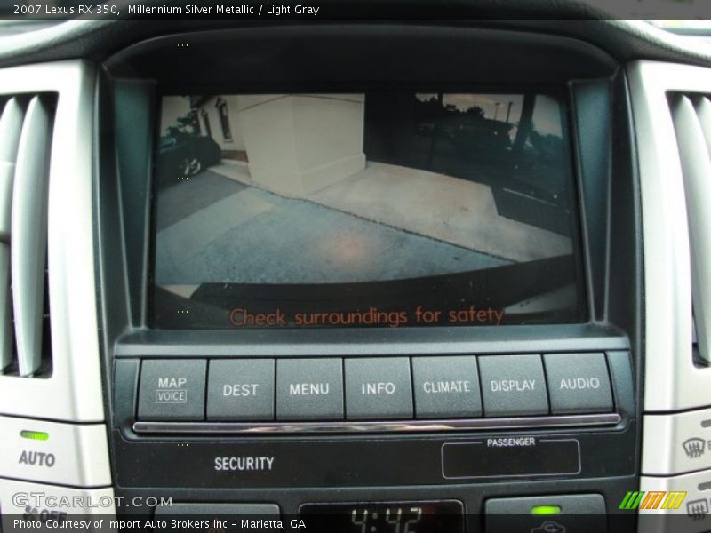 Millennium Silver Metallic / Light Gray 2007 Lexus RX 350