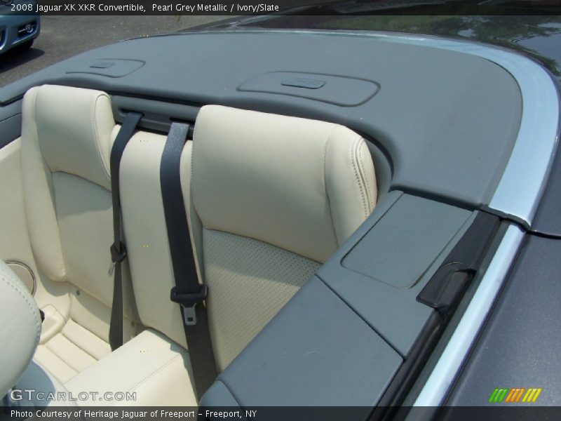 Pearl Grey Metallic / Ivory/Slate 2008 Jaguar XK XKR Convertible