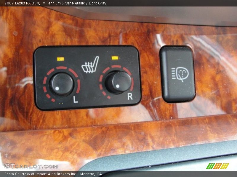 Millennium Silver Metallic / Light Gray 2007 Lexus RX 350