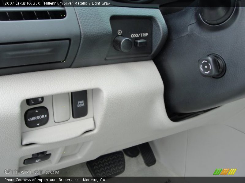 Millennium Silver Metallic / Light Gray 2007 Lexus RX 350