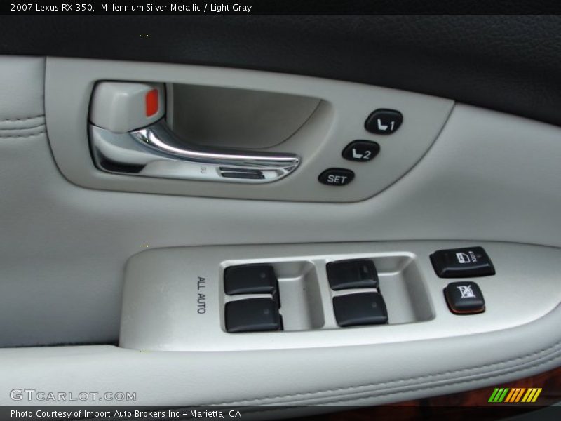 Millennium Silver Metallic / Light Gray 2007 Lexus RX 350