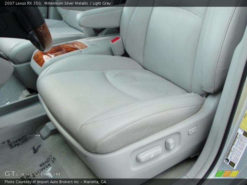 Millennium Silver Metallic / Light Gray 2007 Lexus RX 350