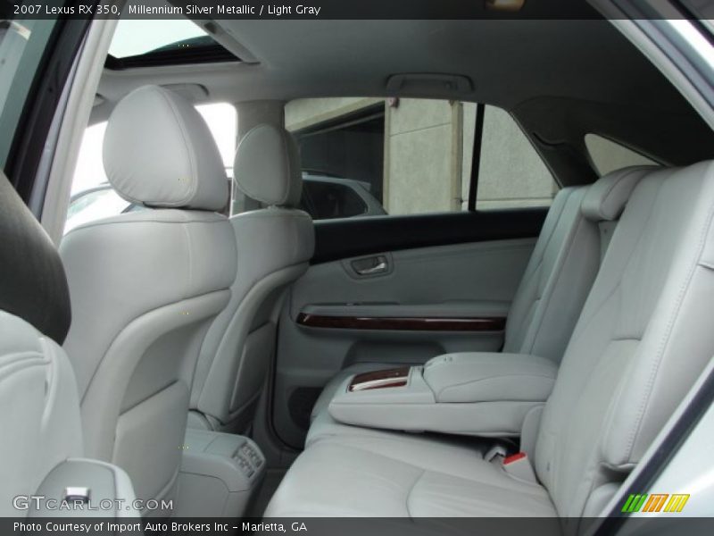 Millennium Silver Metallic / Light Gray 2007 Lexus RX 350