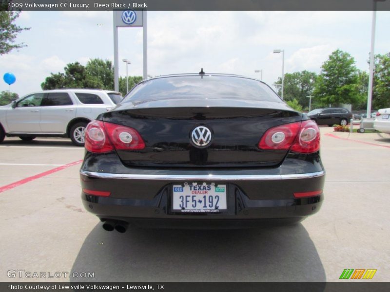 Deep Black / Black 2009 Volkswagen CC Luxury