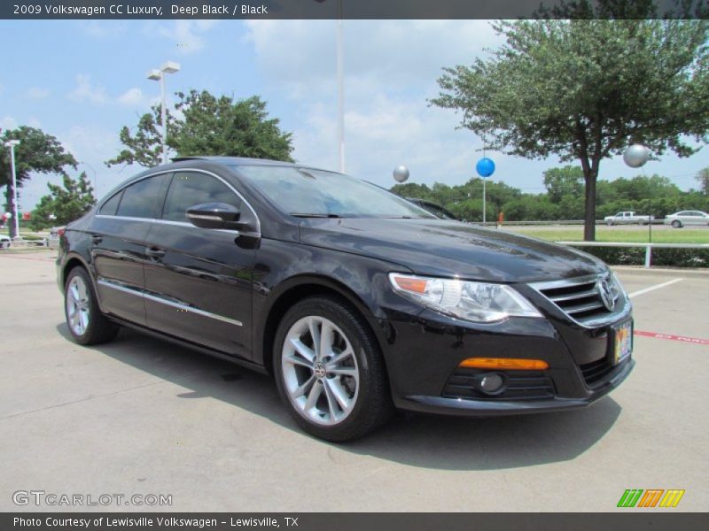 Deep Black / Black 2009 Volkswagen CC Luxury