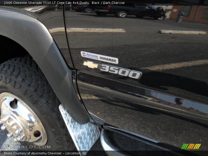 Black / Dark Charcoal 2006 Chevrolet Silverado 3500 LT Crew Cab 4x4 Dually