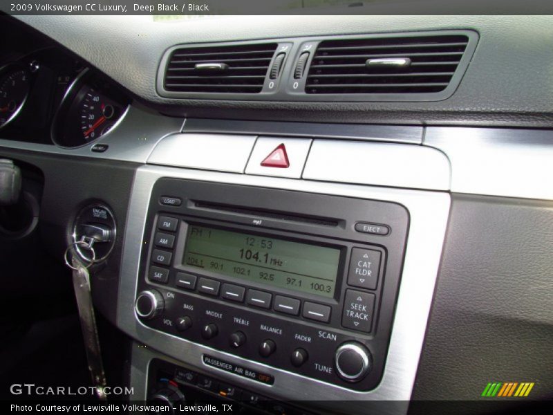 Deep Black / Black 2009 Volkswagen CC Luxury