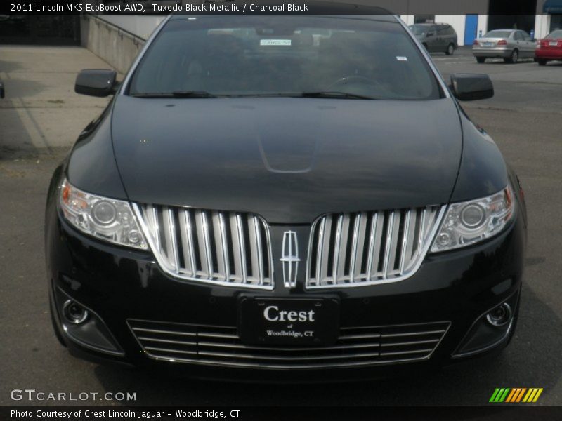 Tuxedo Black Metallic / Charcoal Black 2011 Lincoln MKS EcoBoost AWD