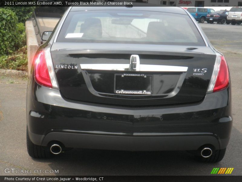 Tuxedo Black Metallic / Charcoal Black 2011 Lincoln MKS EcoBoost AWD