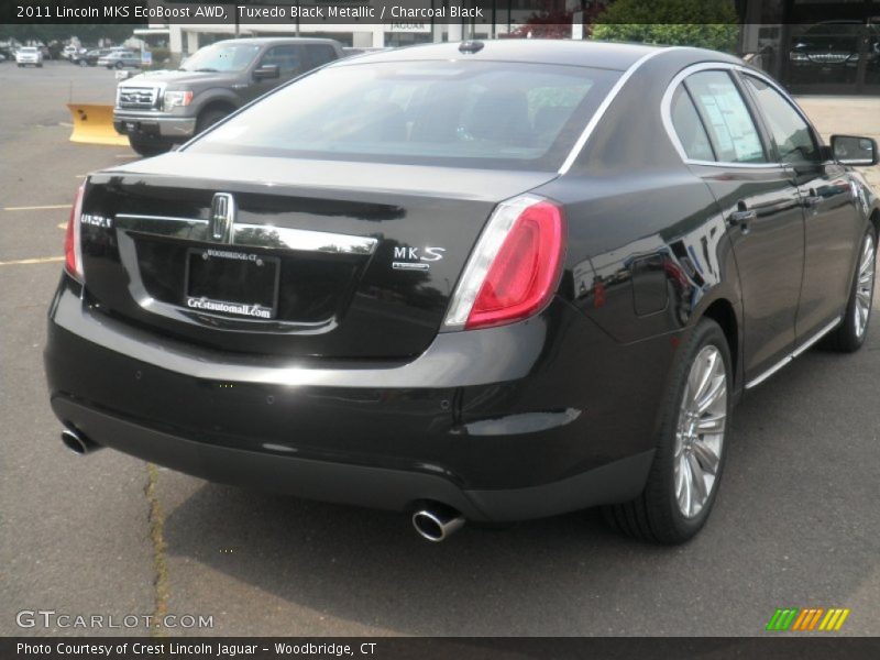 Tuxedo Black Metallic / Charcoal Black 2011 Lincoln MKS EcoBoost AWD