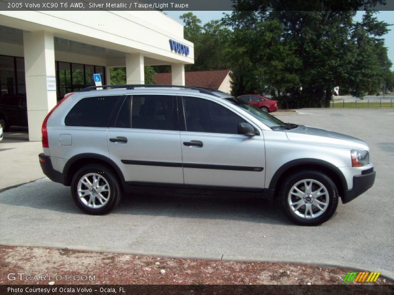 Silver Metallic / Taupe/Light Taupe 2005 Volvo XC90 T6 AWD