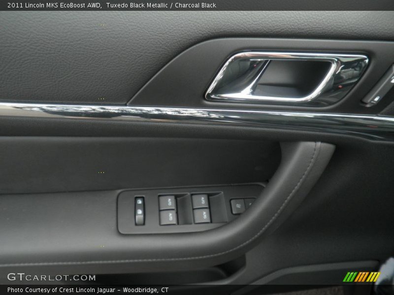 Tuxedo Black Metallic / Charcoal Black 2011 Lincoln MKS EcoBoost AWD