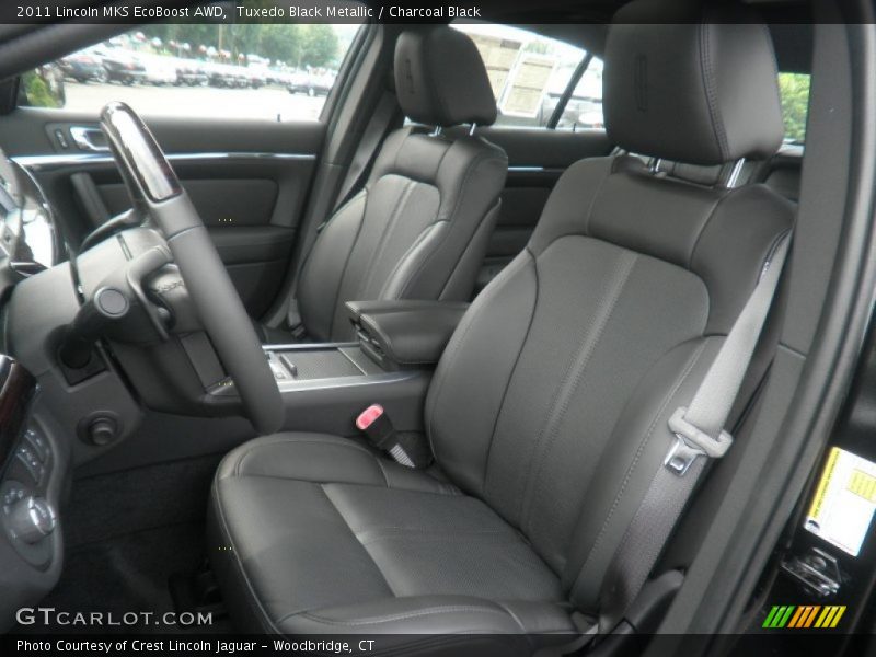  2011 MKS EcoBoost AWD Charcoal Black Interior