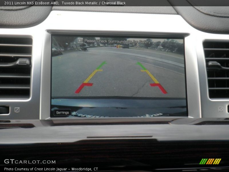Tuxedo Black Metallic / Charcoal Black 2011 Lincoln MKS EcoBoost AWD
