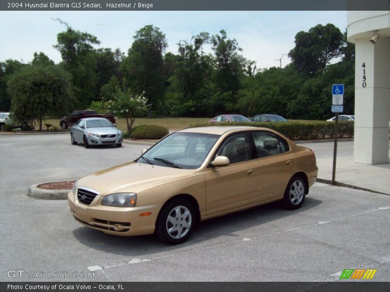 Hazelnut / Beige 2004 Hyundai Elantra GLS Sedan