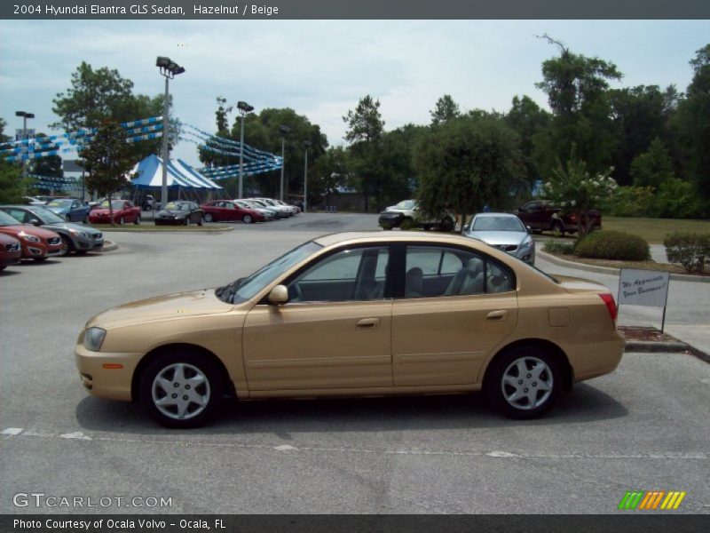 Hazelnut / Beige 2004 Hyundai Elantra GLS Sedan