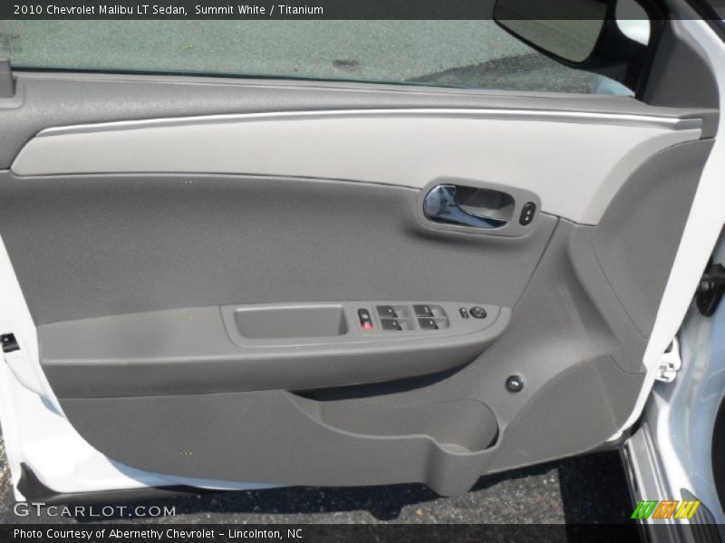 Summit White / Titanium 2010 Chevrolet Malibu LT Sedan