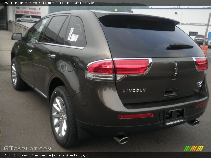 Earth Metallic / Medium Light Stone 2011 Lincoln MKX AWD