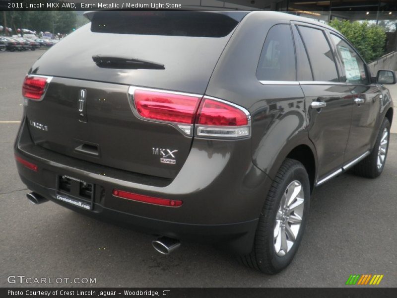Earth Metallic / Medium Light Stone 2011 Lincoln MKX AWD