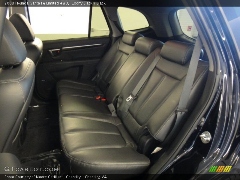 Ebony Black / Black 2008 Hyundai Santa Fe Limited 4WD