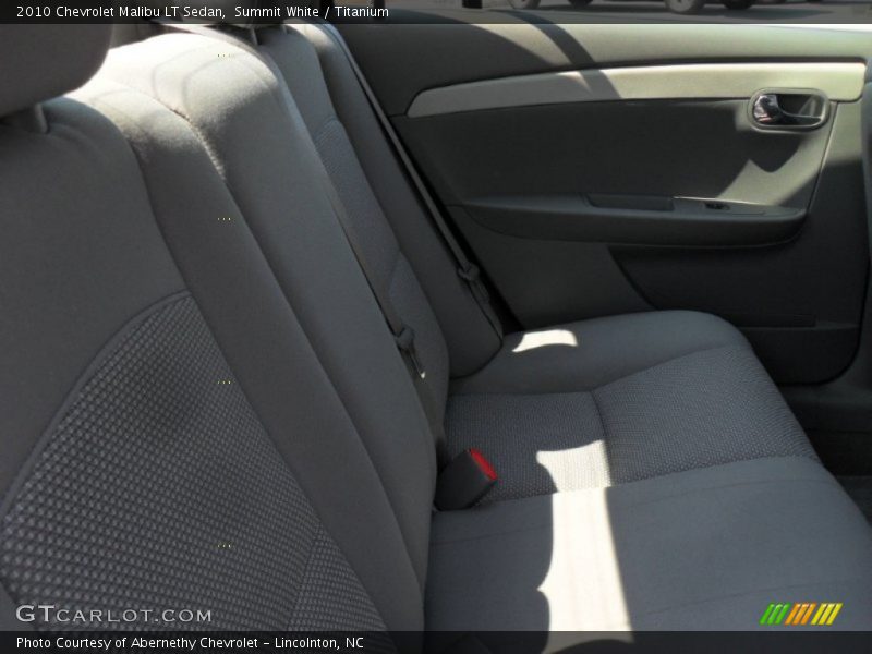Summit White / Titanium 2010 Chevrolet Malibu LT Sedan