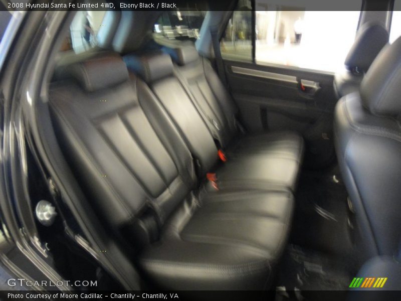 Ebony Black / Black 2008 Hyundai Santa Fe Limited 4WD