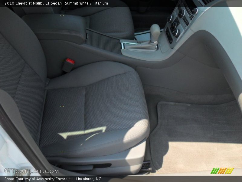 Summit White / Titanium 2010 Chevrolet Malibu LT Sedan