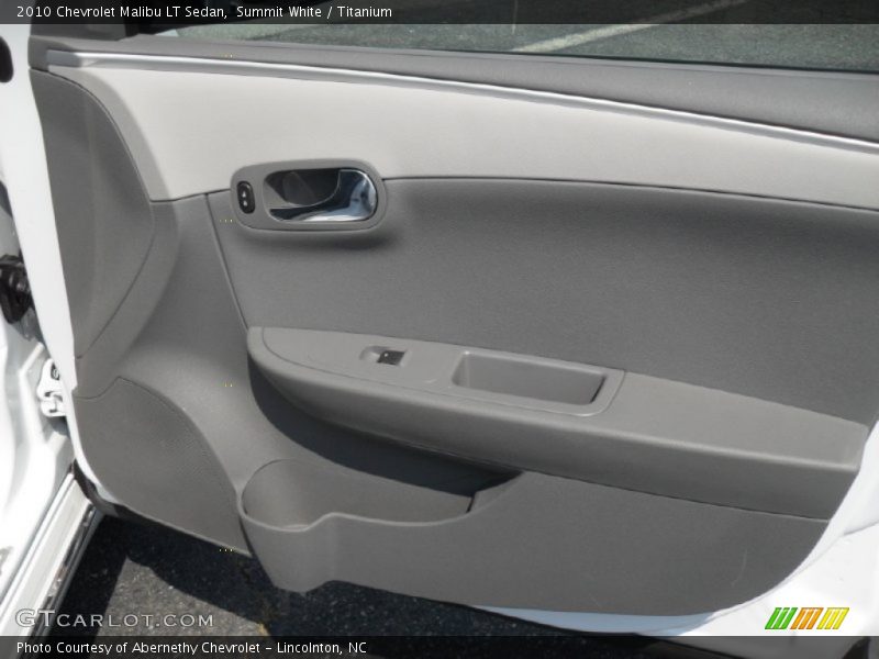 Summit White / Titanium 2010 Chevrolet Malibu LT Sedan