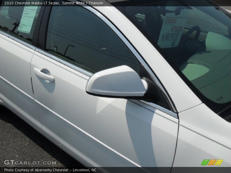 Summit White / Titanium 2010 Chevrolet Malibu LT Sedan