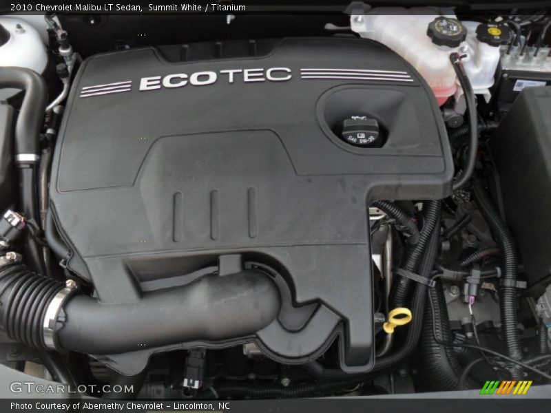 Summit White / Titanium 2010 Chevrolet Malibu LT Sedan