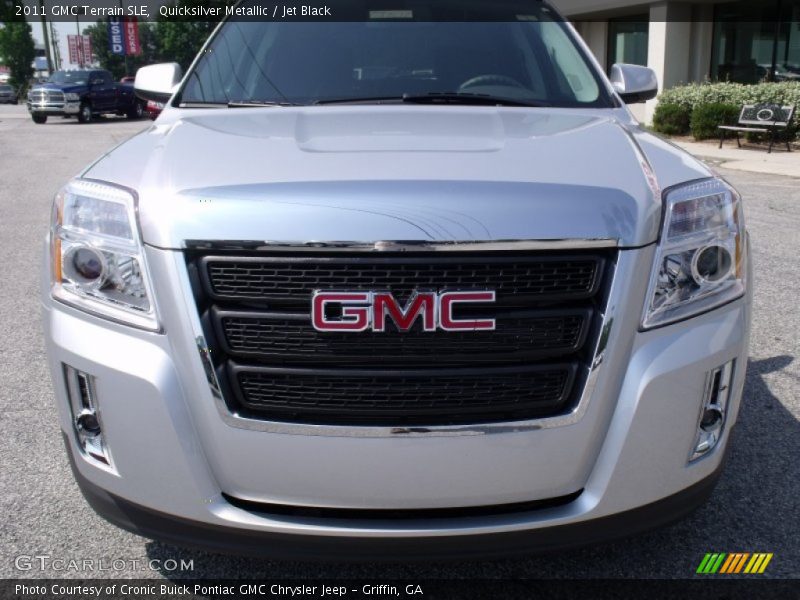 Quicksilver Metallic / Jet Black 2011 GMC Terrain SLE