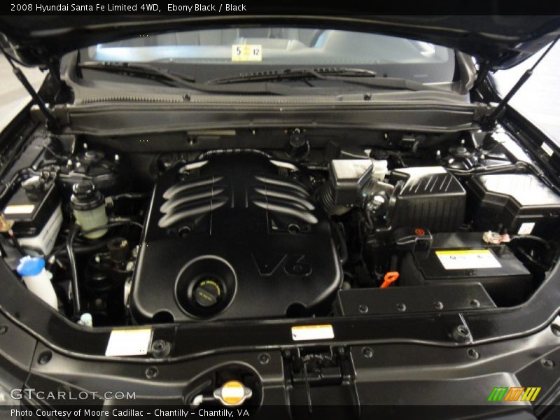 Ebony Black / Black 2008 Hyundai Santa Fe Limited 4WD