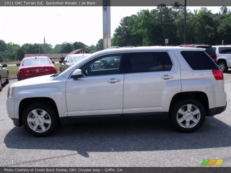 Quicksilver Metallic / Jet Black 2011 GMC Terrain SLE