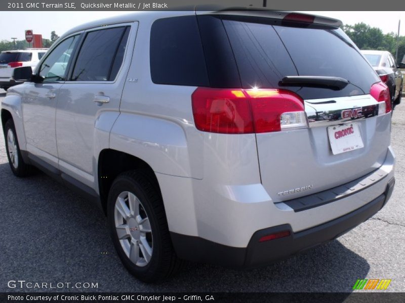 Quicksilver Metallic / Jet Black 2011 GMC Terrain SLE
