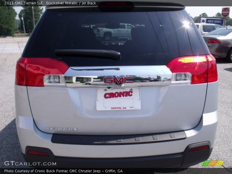 Quicksilver Metallic / Jet Black 2011 GMC Terrain SLE