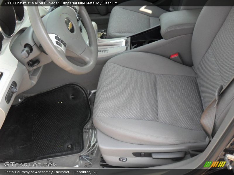 Imperial Blue Metallic / Titanium 2010 Chevrolet Malibu LT Sedan
