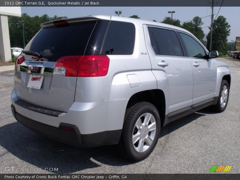 Quicksilver Metallic / Jet Black 2011 GMC Terrain SLE