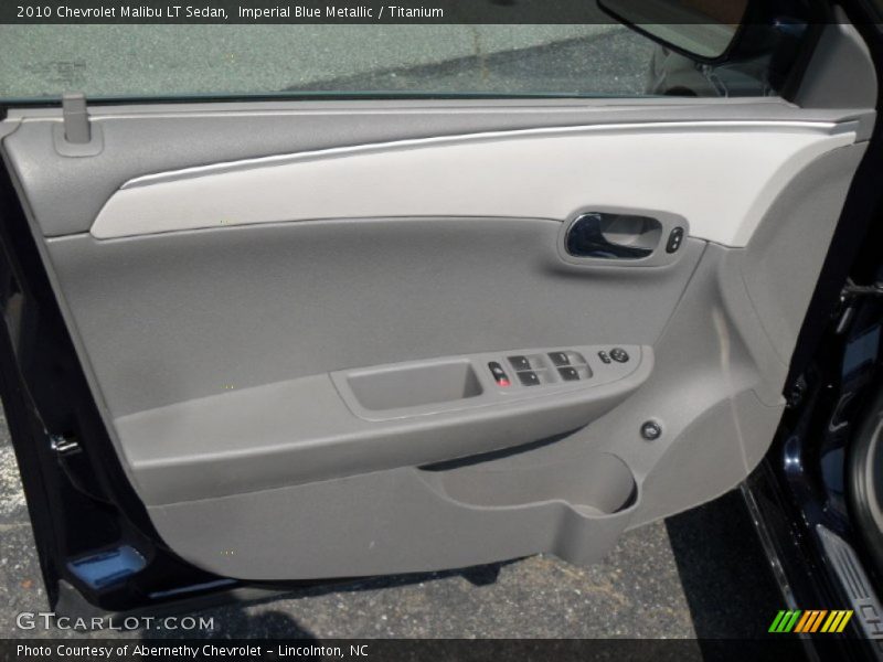 Imperial Blue Metallic / Titanium 2010 Chevrolet Malibu LT Sedan