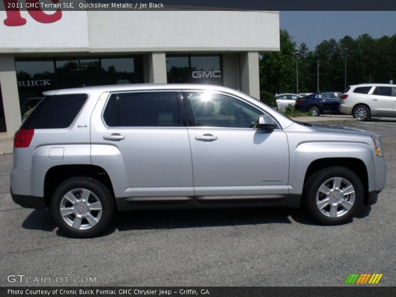 Quicksilver Metallic / Jet Black 2011 GMC Terrain SLE