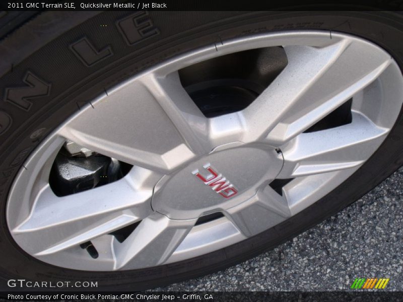 Quicksilver Metallic / Jet Black 2011 GMC Terrain SLE