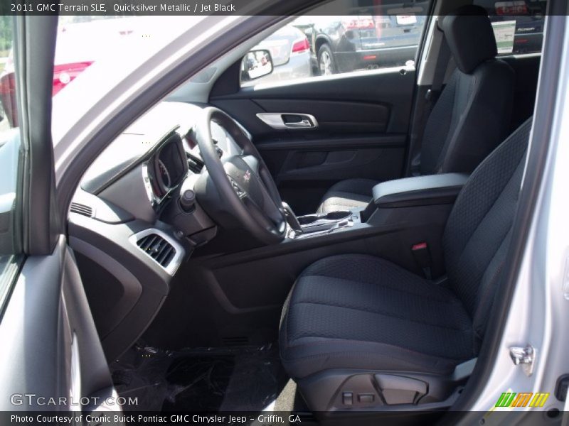 Quicksilver Metallic / Jet Black 2011 GMC Terrain SLE