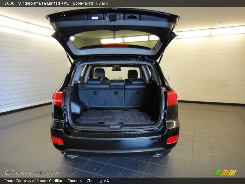 Ebony Black / Black 2008 Hyundai Santa Fe Limited 4WD