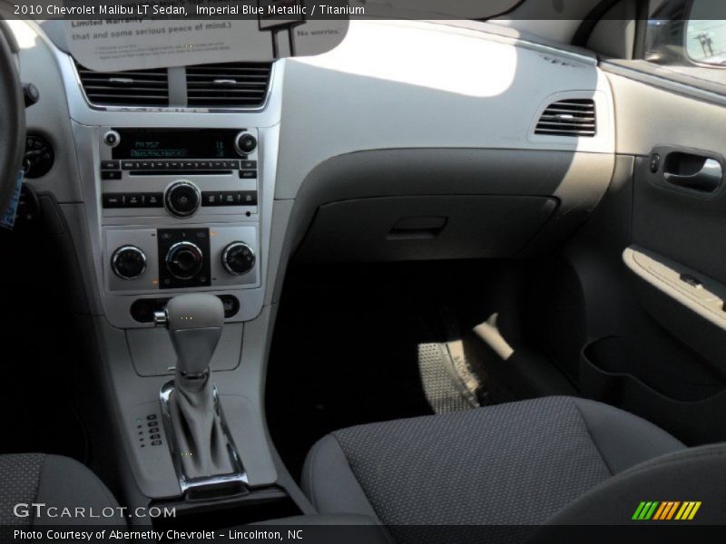 Imperial Blue Metallic / Titanium 2010 Chevrolet Malibu LT Sedan