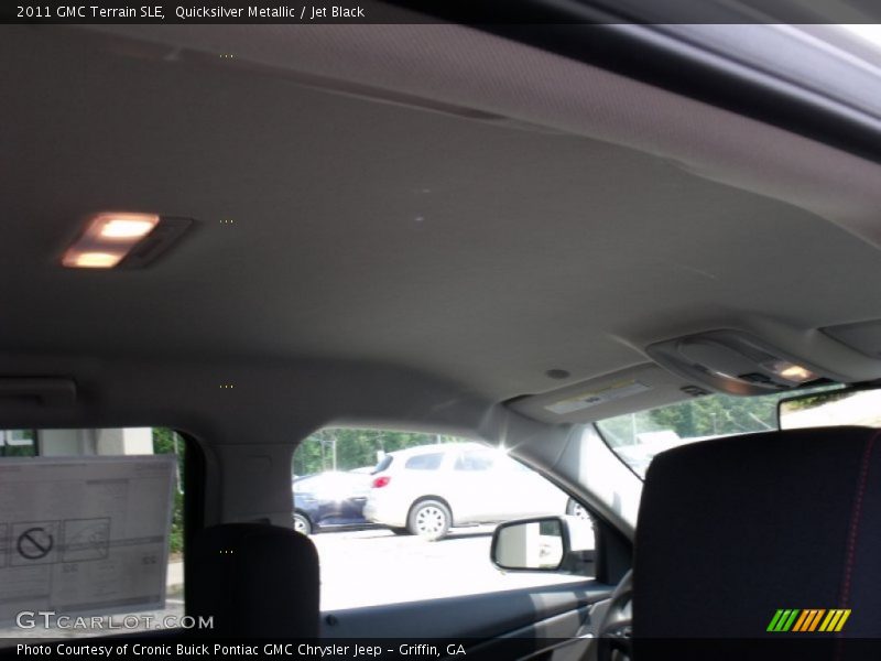 Quicksilver Metallic / Jet Black 2011 GMC Terrain SLE