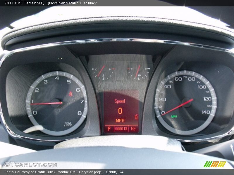 Quicksilver Metallic / Jet Black 2011 GMC Terrain SLE