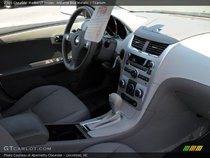 Imperial Blue Metallic / Titanium 2010 Chevrolet Malibu LT Sedan