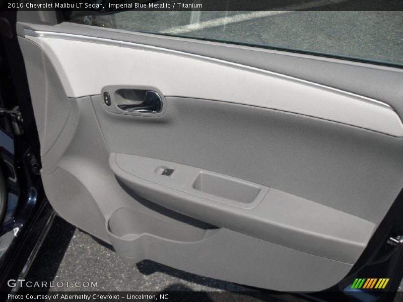 Imperial Blue Metallic / Titanium 2010 Chevrolet Malibu LT Sedan