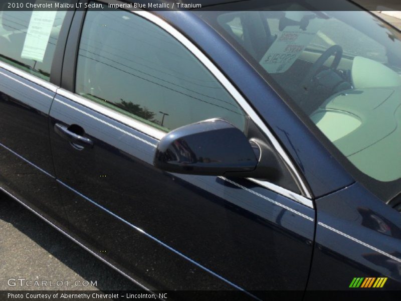 Imperial Blue Metallic / Titanium 2010 Chevrolet Malibu LT Sedan