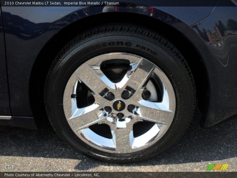 Imperial Blue Metallic / Titanium 2010 Chevrolet Malibu LT Sedan